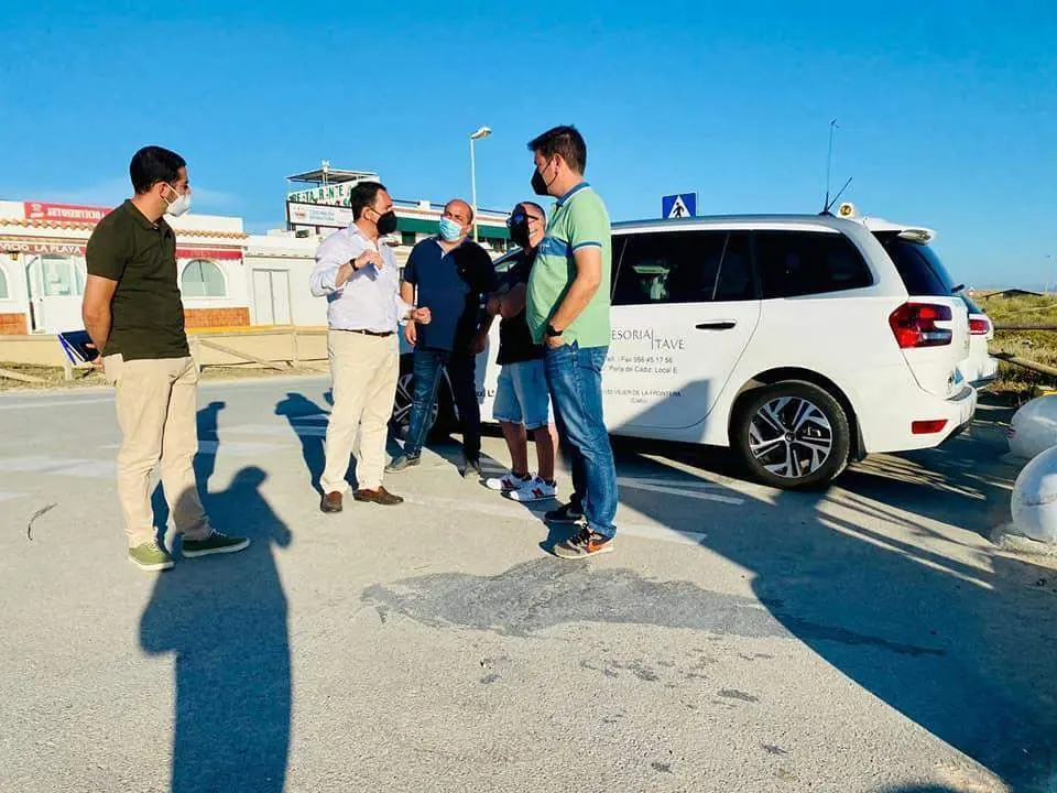 Reuni&oacute;n con la Asociaci&oacute;n de Taxistas de Vejer en El Palmar. - 