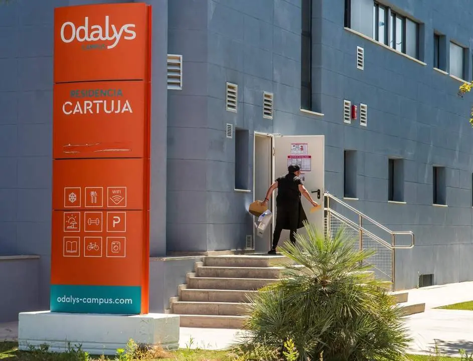 La residencia donde se ha registrado el brote. - Efe