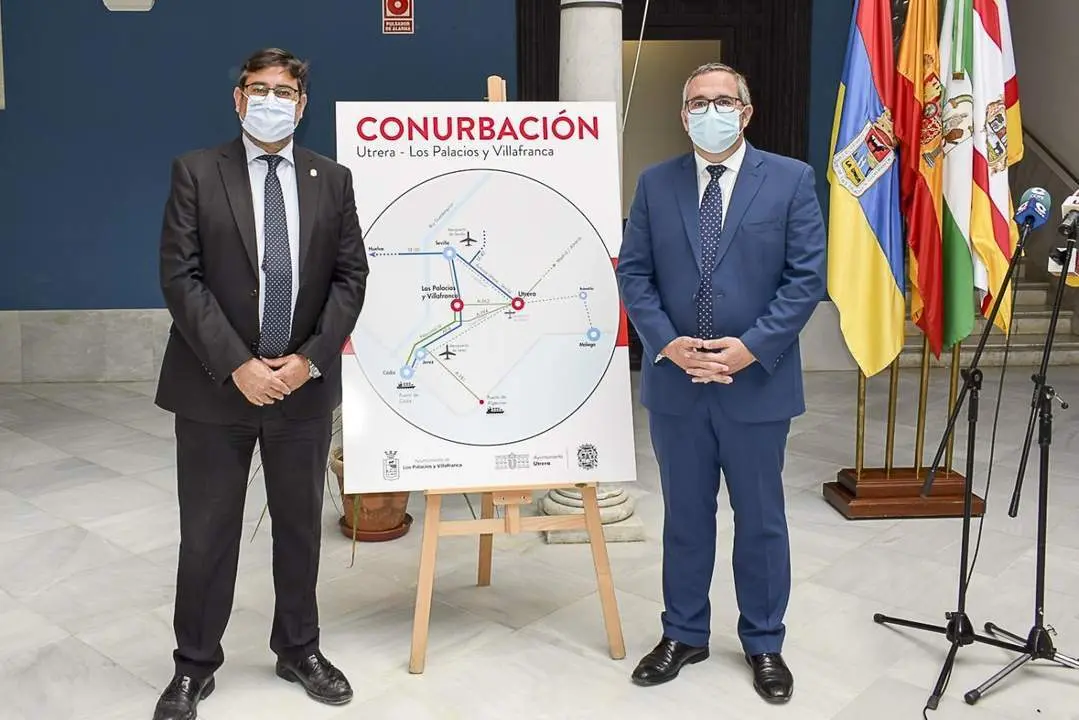 Los alcaldes de Utrera y Los Palacios.  - AYTO LOS PALACIOS
