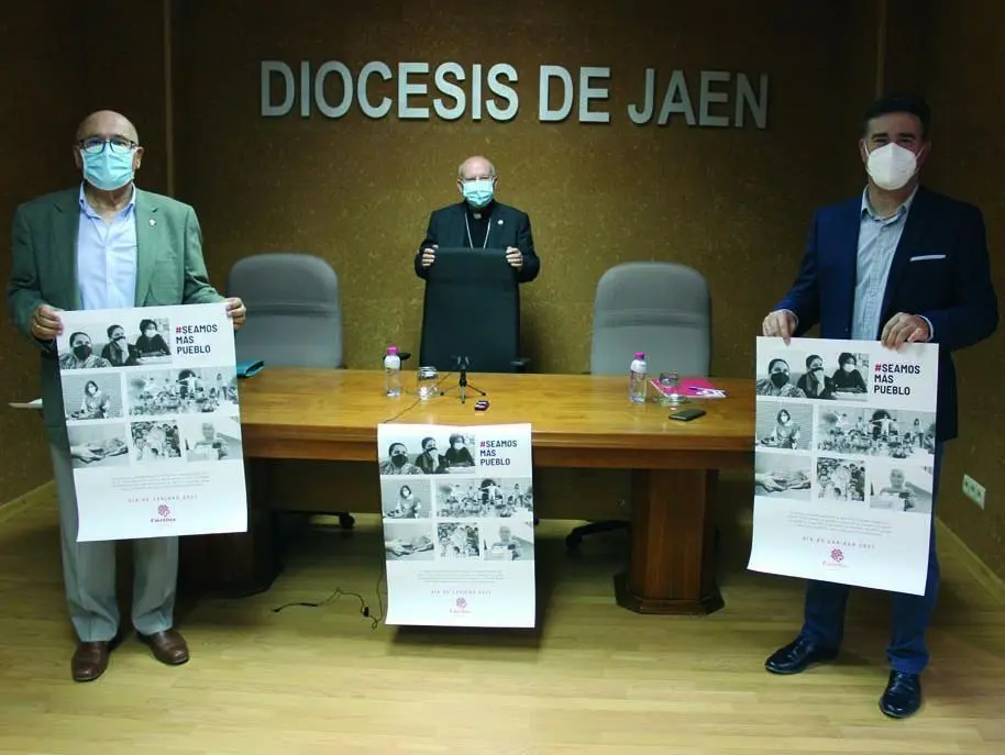 Rafael L&oacute;pez-Sidro, Amadeo Rodr&iacute;guez y Diego Jim&eacute;nez en la presentaci&oacute;n de la Memoria 2020.   - Viva Ja&eacute;n.