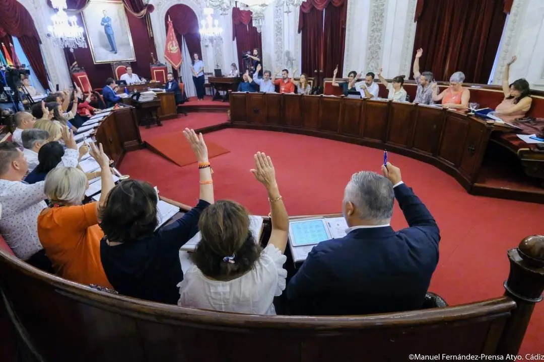 Pleno del Ayuntamiento de C&aacute;diz. - EP