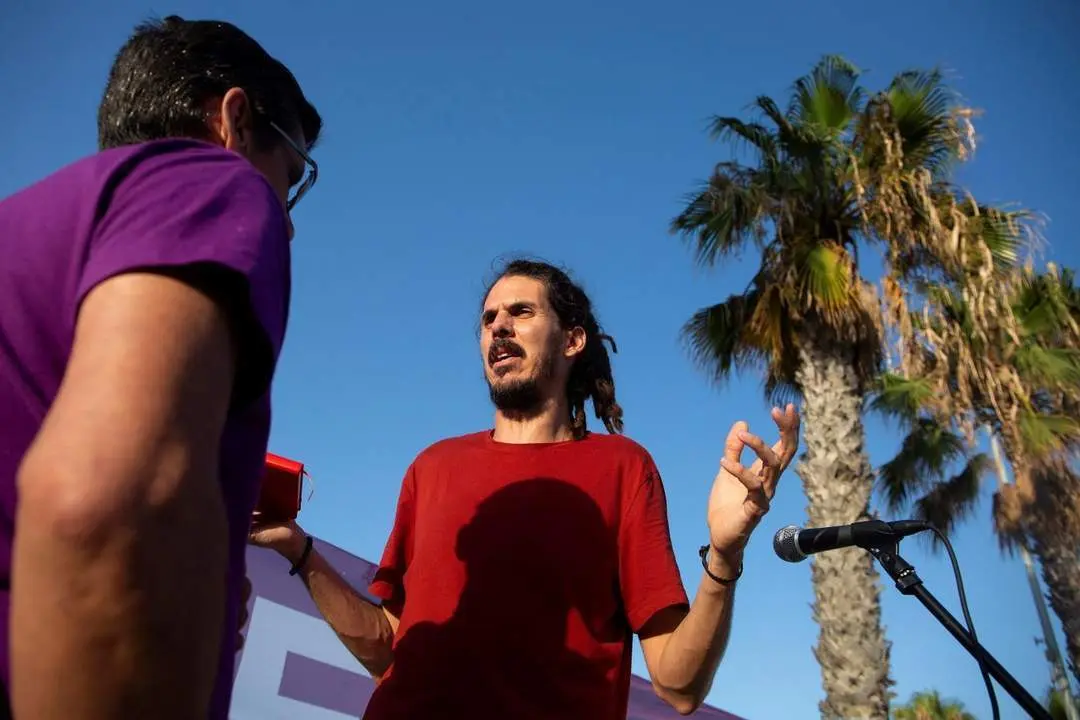  El secretario de Organizaci&oacute;n de Podemos, Alberto Rodr&iacute;guez. - EFE/Daniel P&eacute;rez