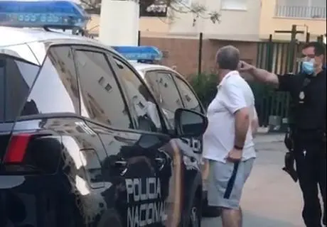 Momento de la detenci&oacute;n. - CNP