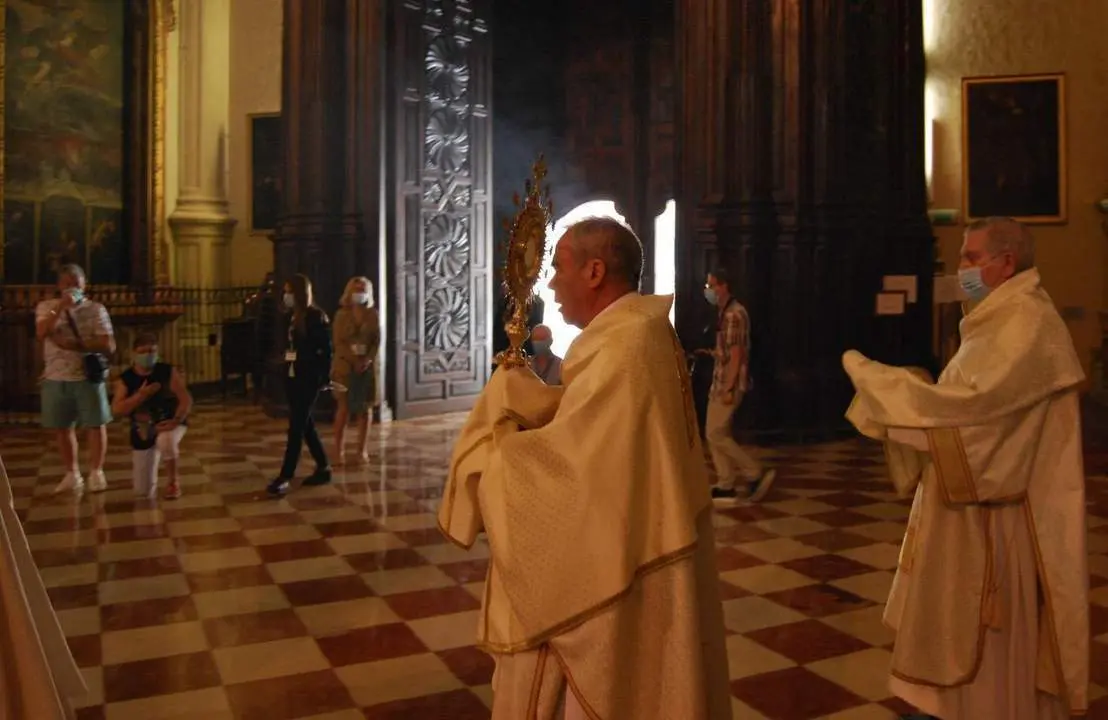 Corpus Christi en la Catedral. - Di&oacute;cesis de M&aacute;laga