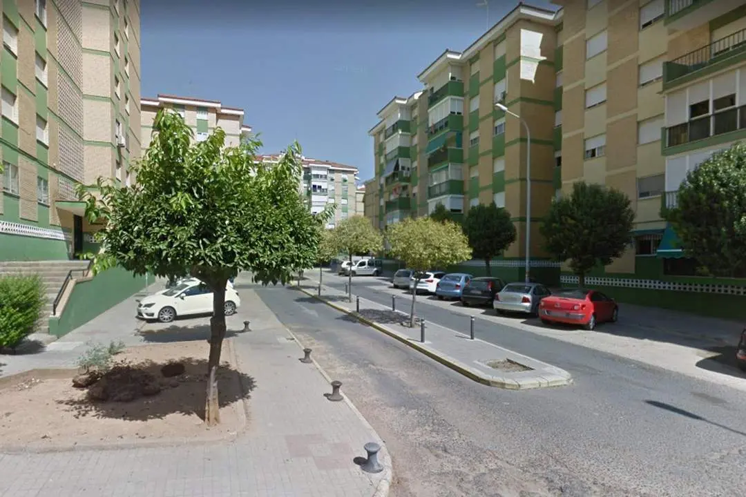 Plaza donde se produjo el accidente. - VH