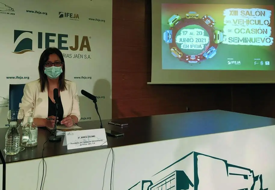 La presidenta del consejo de Administraci&oacute;n de Ferias Ja&eacute;n, &Aacute;frica Colomo.  - Viva Ja&eacute;n.