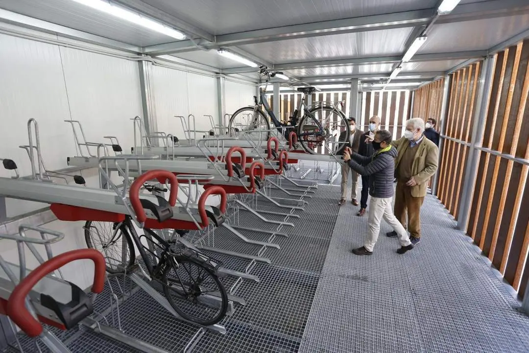 Nueva estaci&oacute;n para bicicletas en San Bernardo. - AYTO