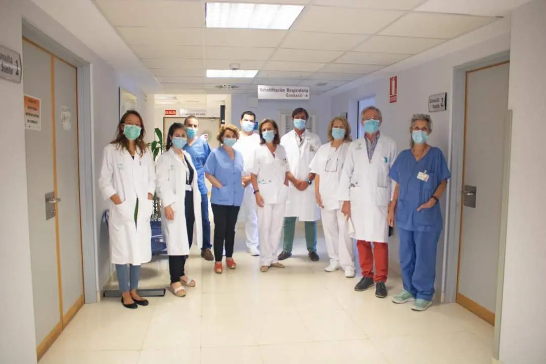 El equipo de ELA del hospital Virgen del Roc&iacute;o. - HUVR