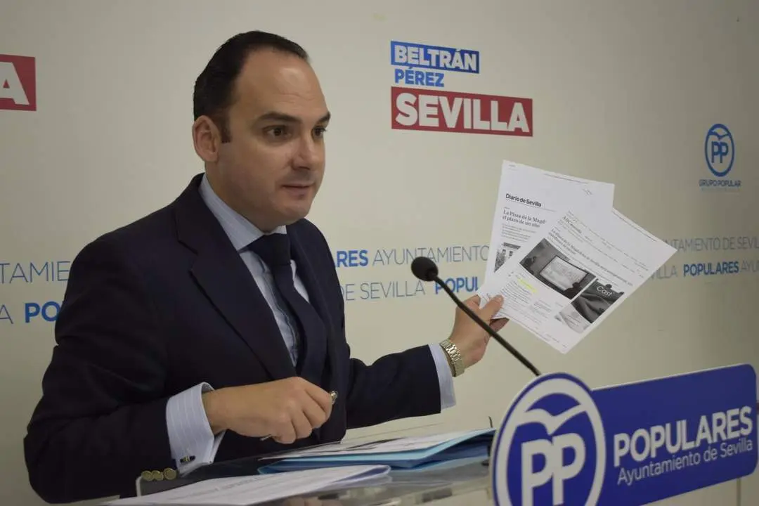 El concejal del PP en Sevilla Rafael Belmonte. - EP