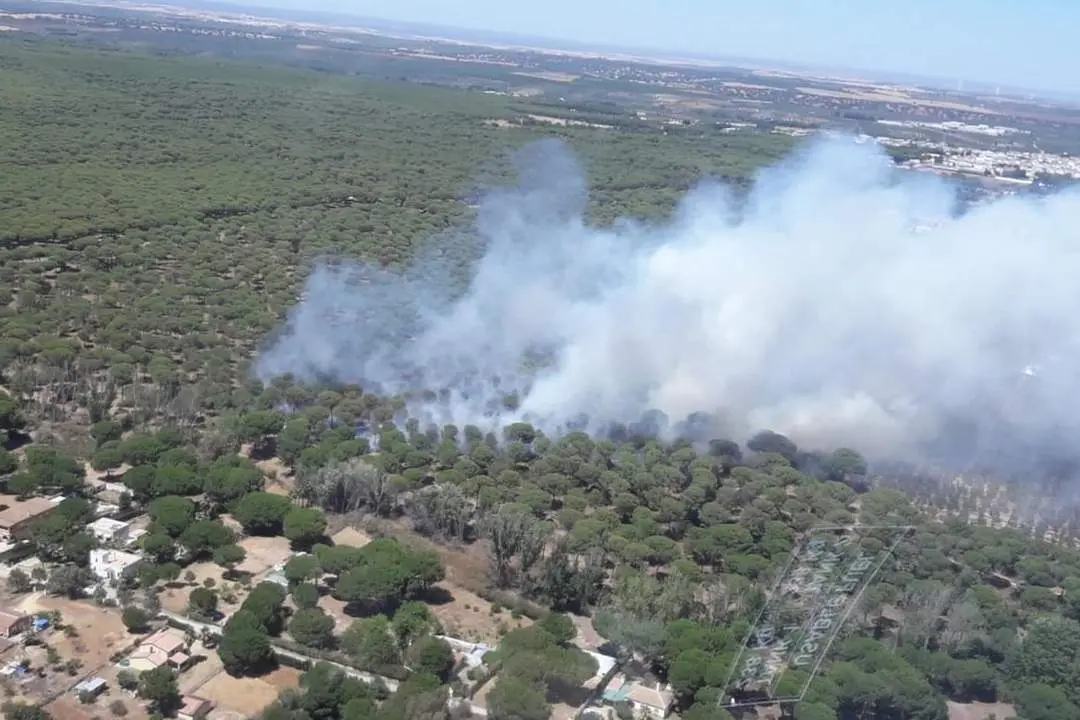 Incendio en Hinojos. - INFOCA