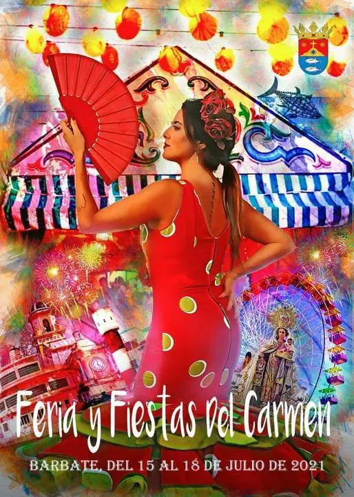 Cartel de la Feria del Carmen 2021. - 