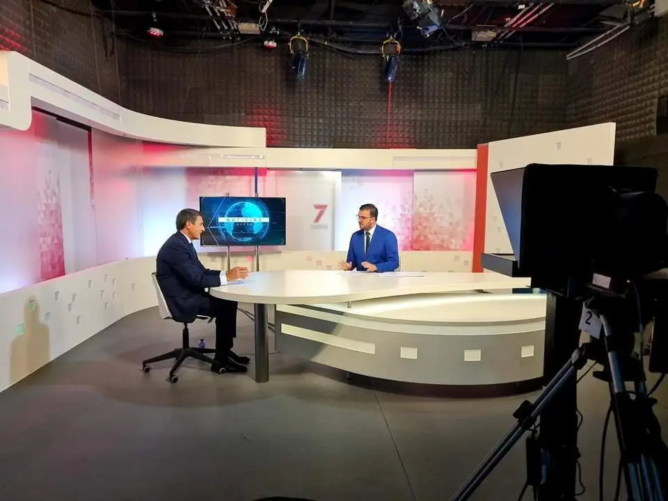 Pedro Fern&aacute;ndez en 7TV Andaluc&iacute;a. - AI