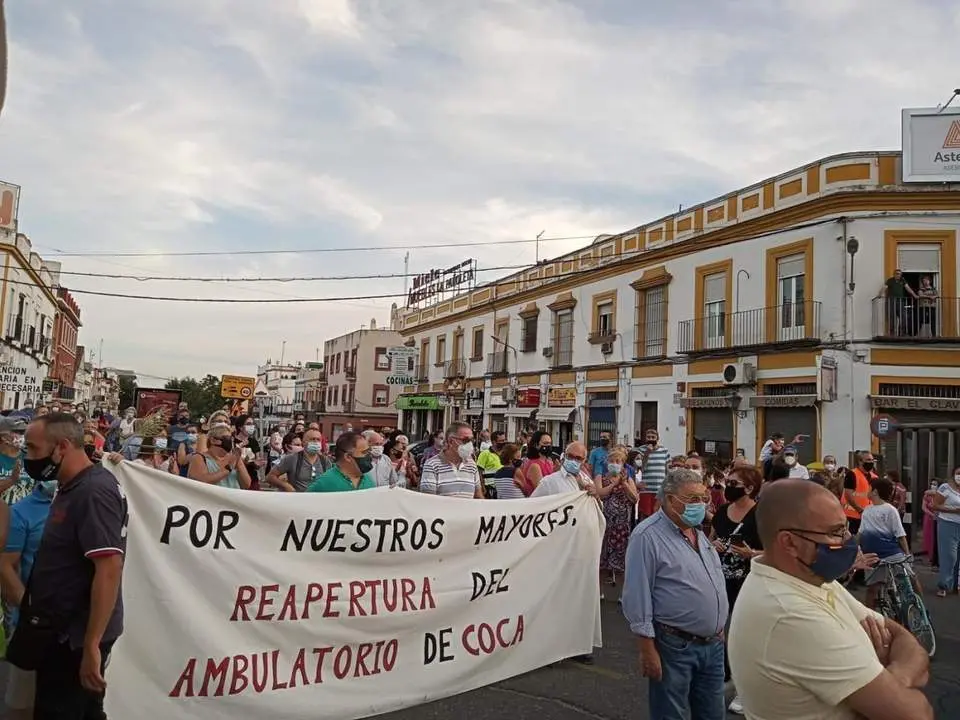 Protesta en Camas. - EP