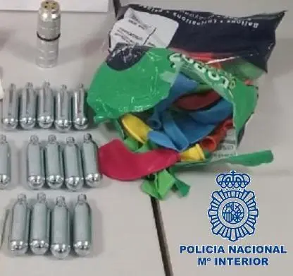 Gas de la risa para consumo inhalado. - CNP