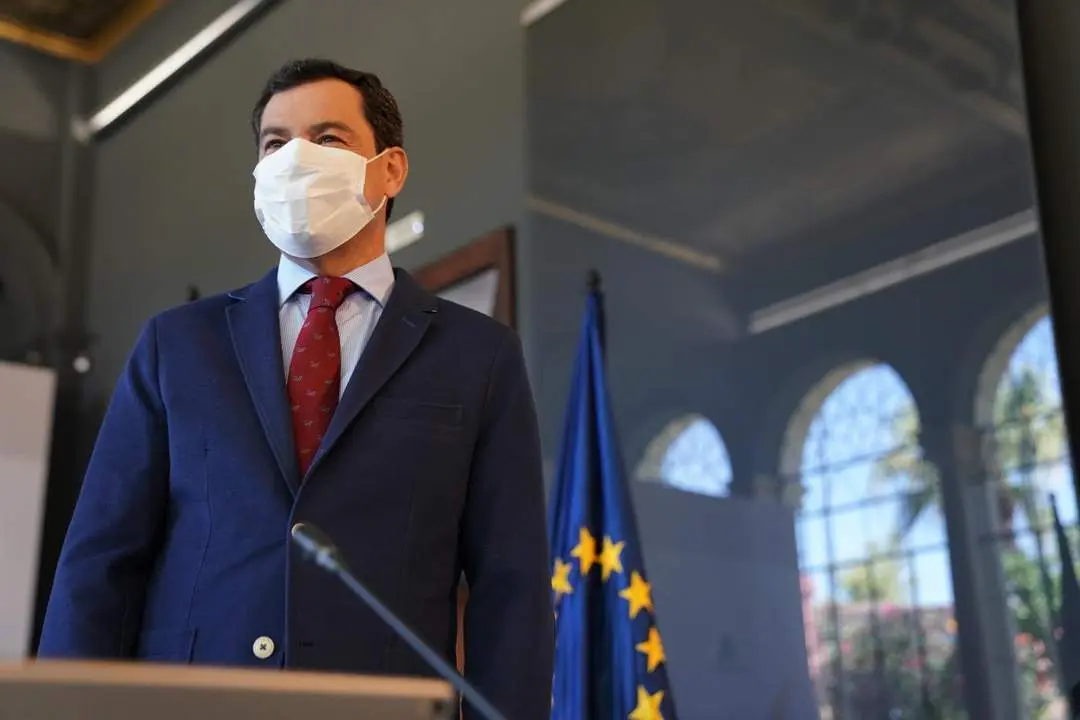 El presidente de la Junta de Andaluc&iacute;a, Juanma Moreno. - Europa Press