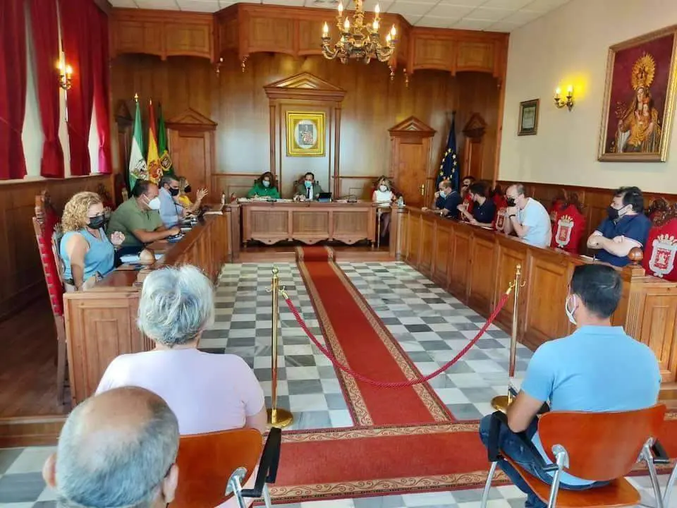 Pleno extraordinario celebrado en la jornada de hoy en Vejer. - 