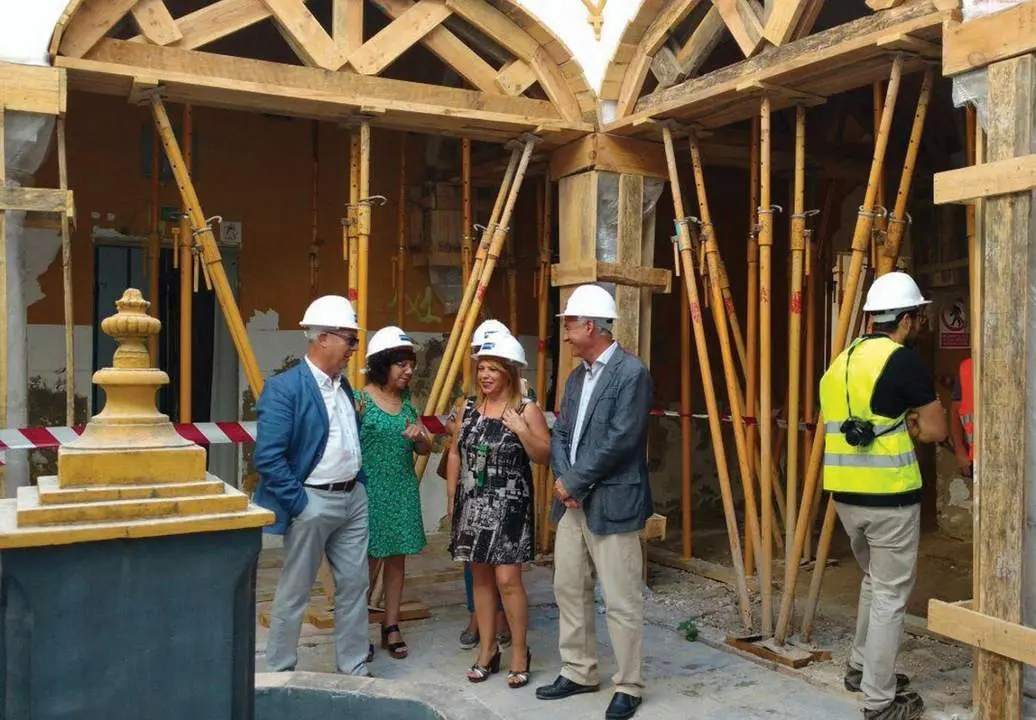 Mamen S&aacute;nchez, hace ya varios a&ntilde;os, en una visita a esta finca.  - Andaluc&iacute;a Informaci&oacute;n