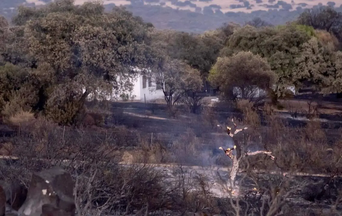 Incendio en El Ronquillo. - EFE