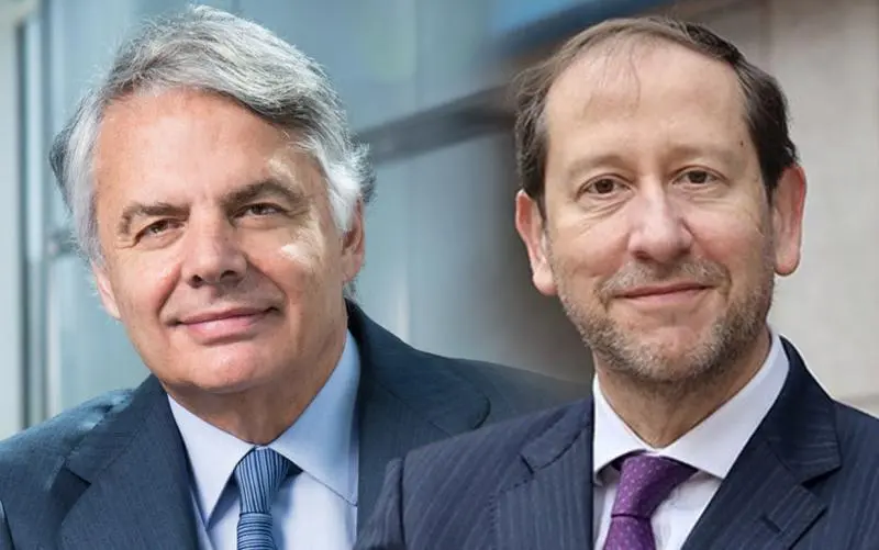 Ignacio Garralda, presidente de Mutua Madrile&ntilde;a, y Francisco Lara, presidente de Pelayo - ai