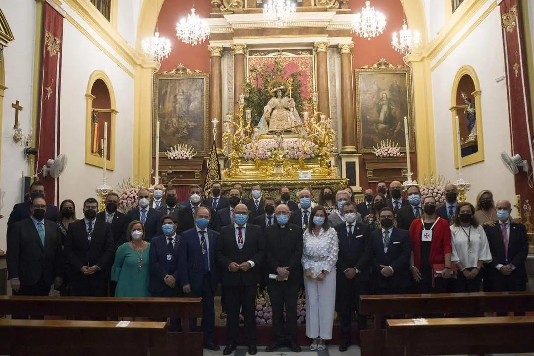 Foto al finalizar el acto. - 