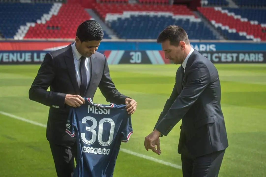Messi, en Par&iacute;s. - EFE