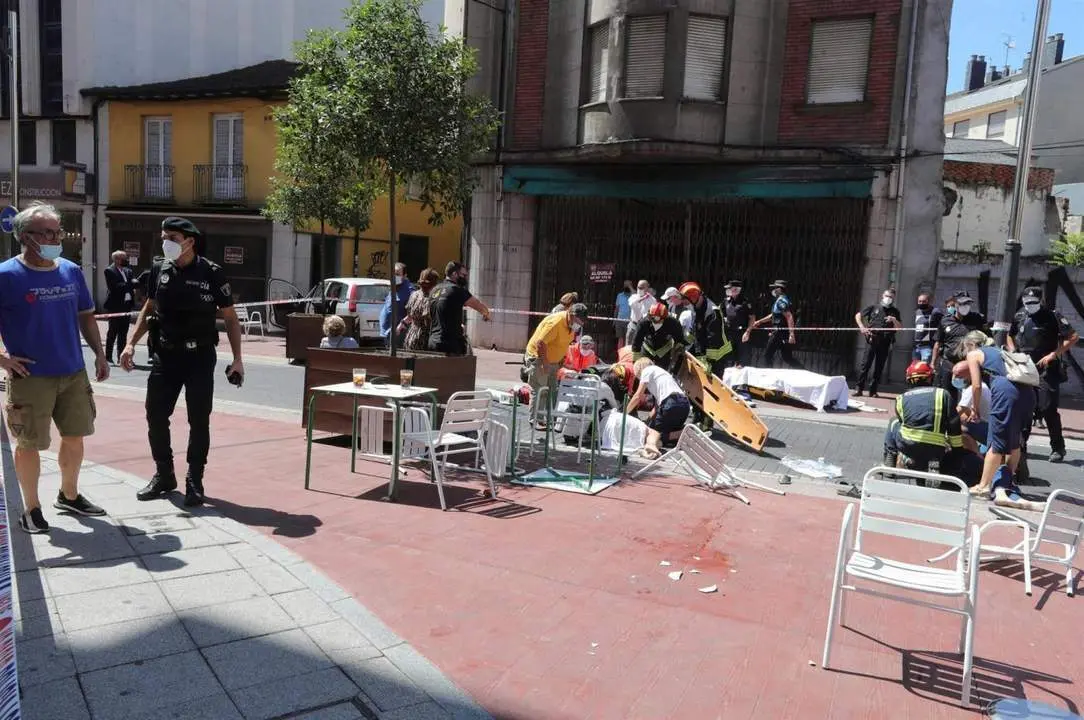 Lugar del atropello. - EFE