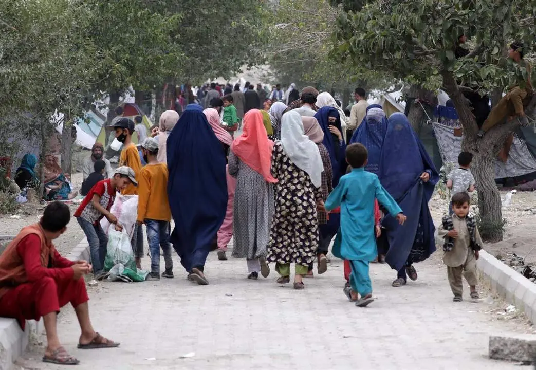 Campamento en Kabul. - EFE