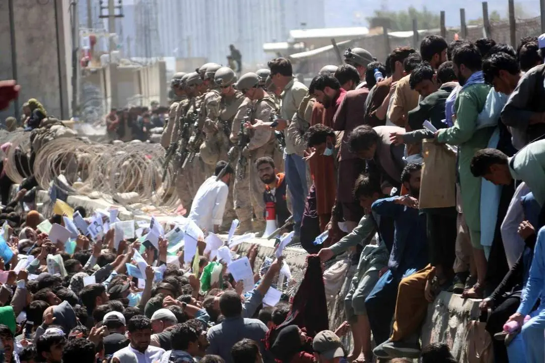 Aeropuerto de Kabul en estos d&iacute;as. - EFE