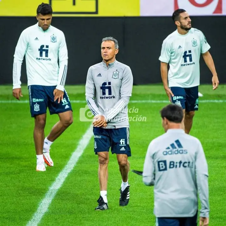Entrenamiento de Espa&ntilde;a. - EFE