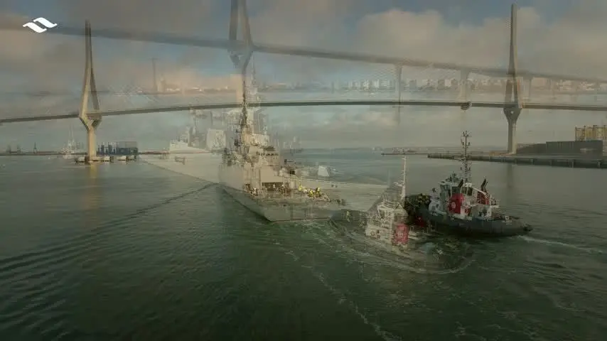 La corbeta Al-Jubail para Arabia Saud&iacute; inicia sus pruebas de mar en la Bah&iacute;a de C&aacute;diz