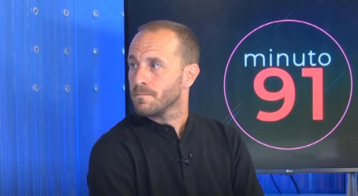 Juanlu G&oacute;mez durante su entrevista en el plat&oacute; de Minuto91. - 7tv