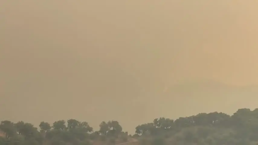 El alcalde de Genalguacil critica que el incendio "se descontrola en la zona"