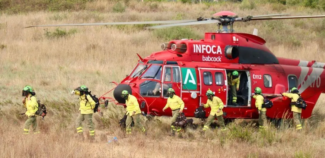 Helic&oacute;ptero del Infoca. - Infoca