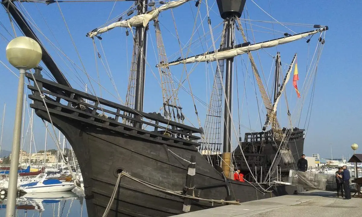 La Nao Victoria, en otra visita a Algeciras. - A. I.