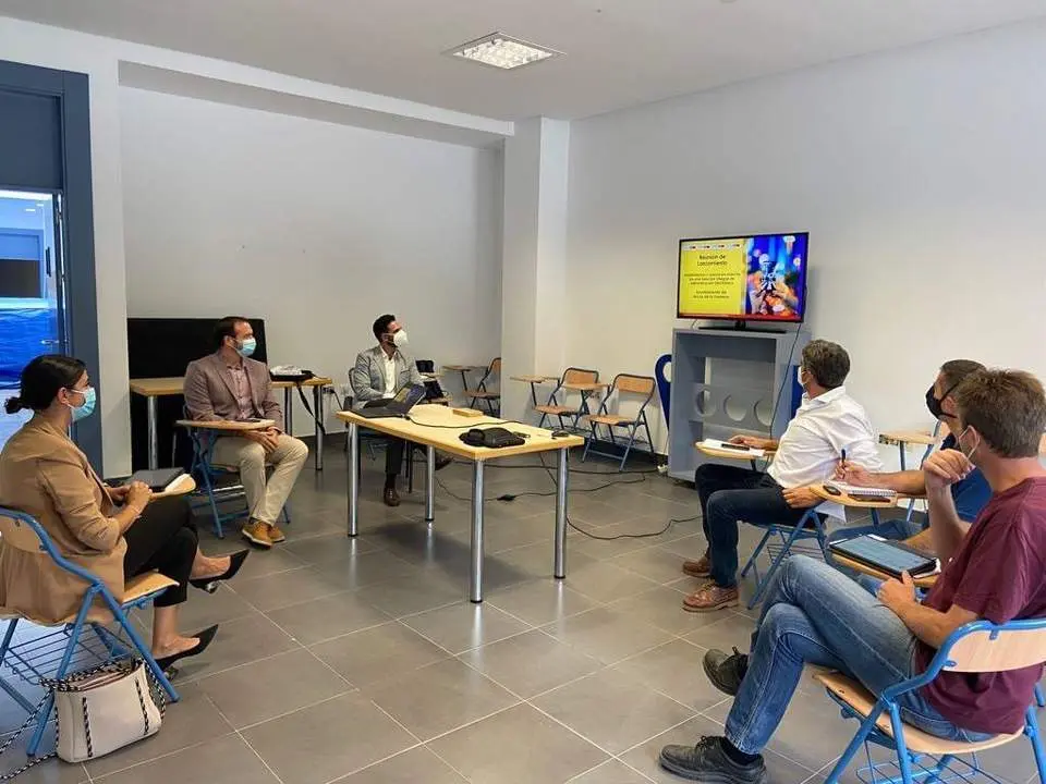 Reuni&oacute;n celebrada en el edificio Emprendedores. - AYUNTAMIENTO
