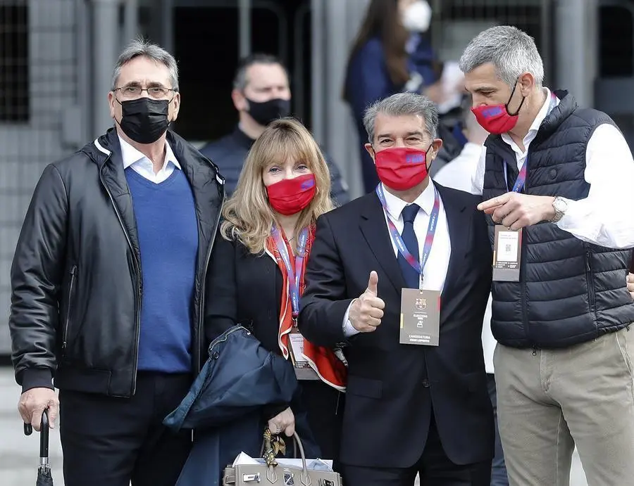 Laporta y su equipo. - EFE