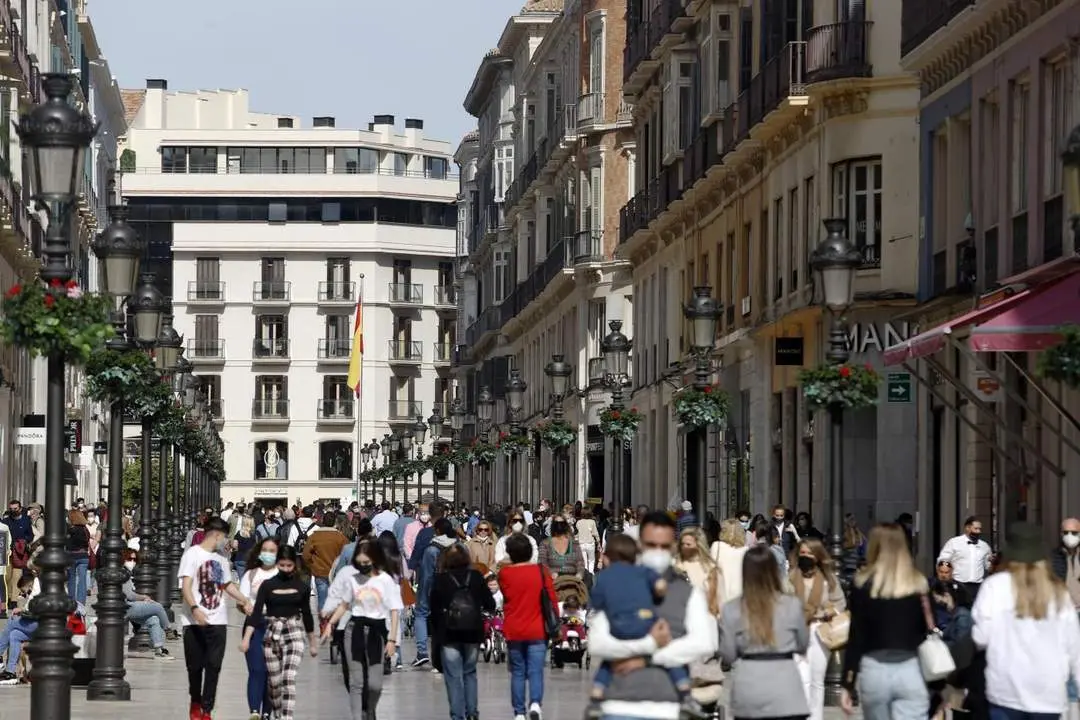 Calle Larios en M&aacute;laga. - Europa Press
