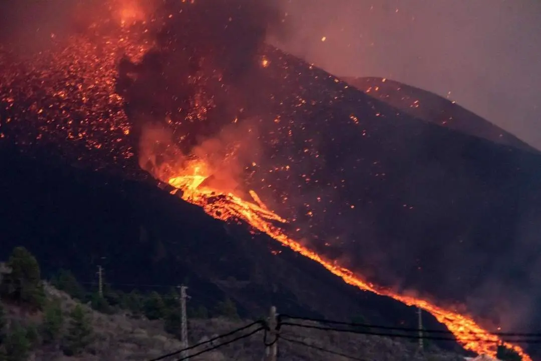 Volc&aacute;n en La Palma. - EFE