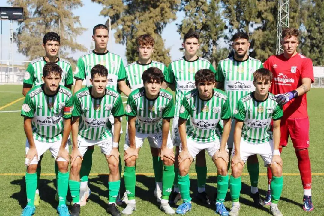 Once inicial que present&oacute; el equipo juvenil A del Atl&eacute;tico Sanluque&ntilde;o en Trebujena - ASCF
