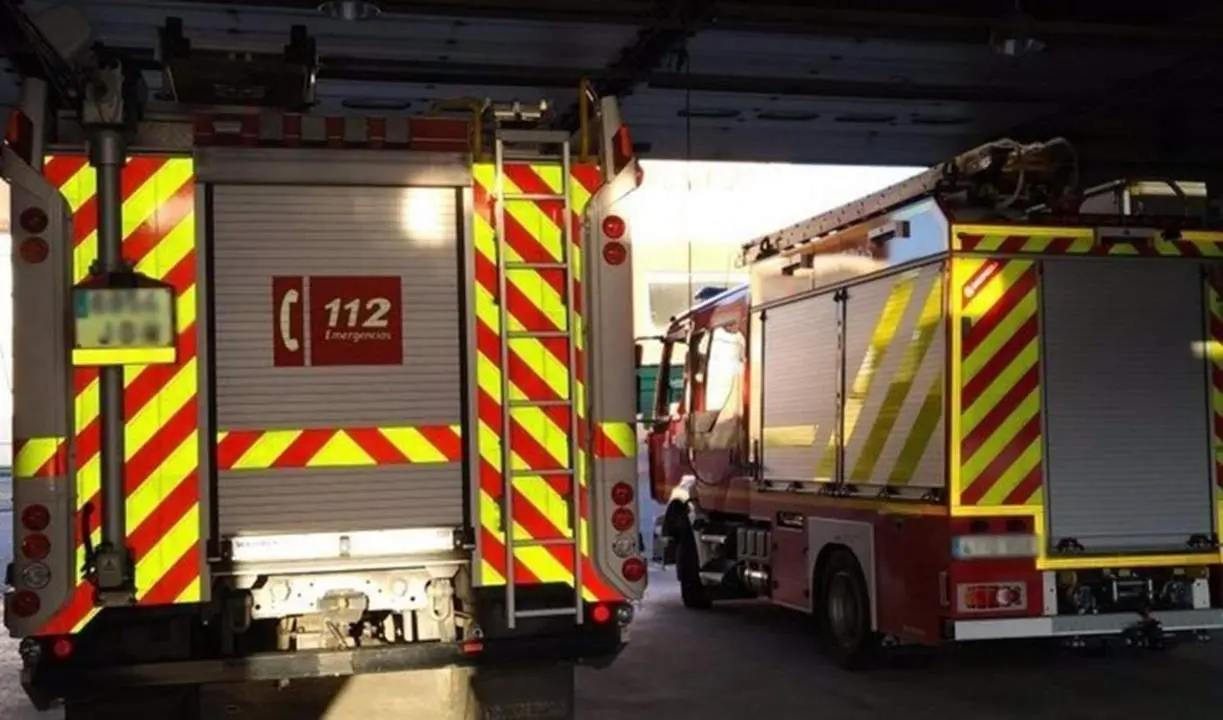 Cami&oacute;n de bomberos del 112. - EP