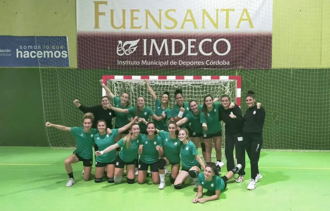 Las jugadoras del Itea C&oacute;rdoba celebrando su victoria ante el Murcia el pasado s&aacute;bado - 