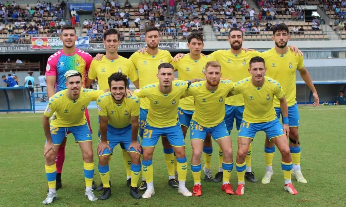 Once de Las Palmas Atl&eacute;tico en Chap&iacute;n. - Las Palmas