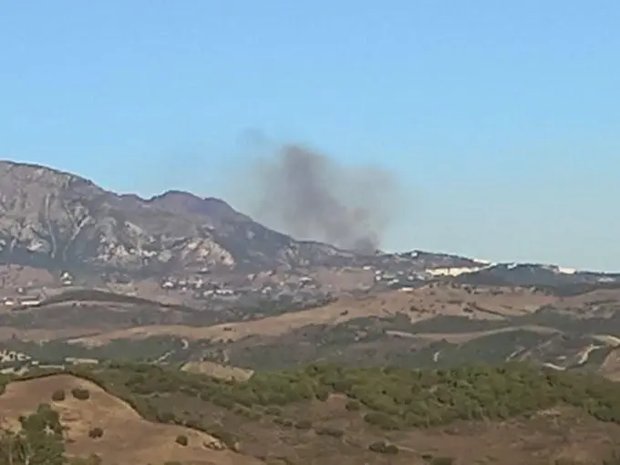 ncendio forestal en Casares. - INFOCA
