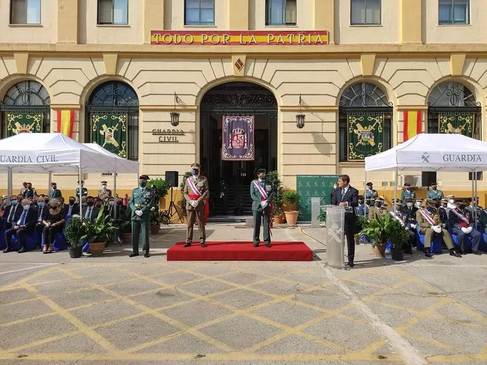 El acto presidido por el delegado del Gobierno. - EP