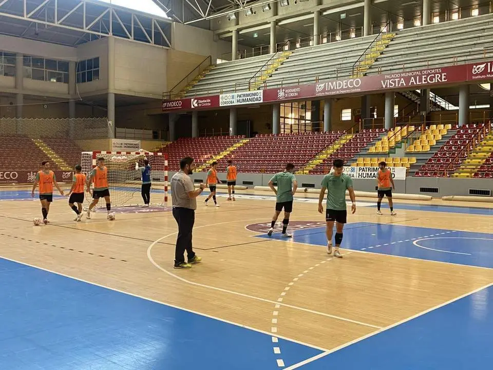 El C&oacute;rdoba Patrimonio de la Humanidad durante un entrenamiento - 