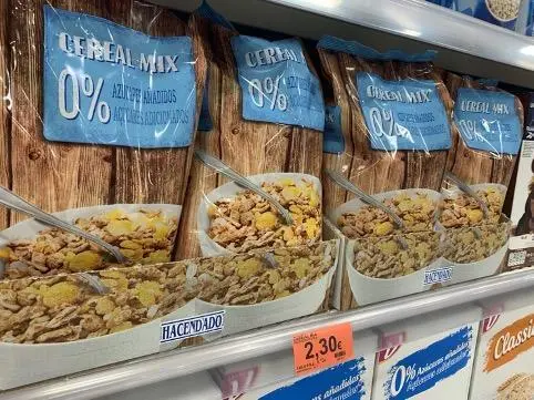 Cereal Mix 0% sin az&uacute;cares a&ntilde;adidos de Mercadona. - M.D.