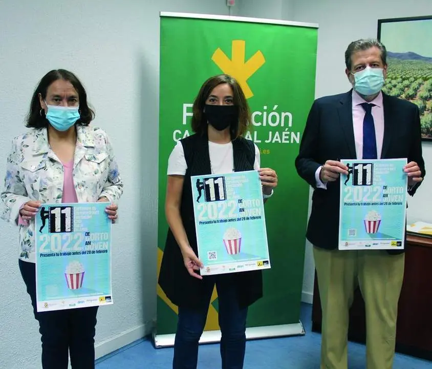 Mar&iacute;a Luisa Grande, Eva Funes y Luis Jes&uacute;s Garc&iacute;a-Lomas en la presentaci&oacute;n del XI?Certamen.   - Viva Ja&eacute;n.
