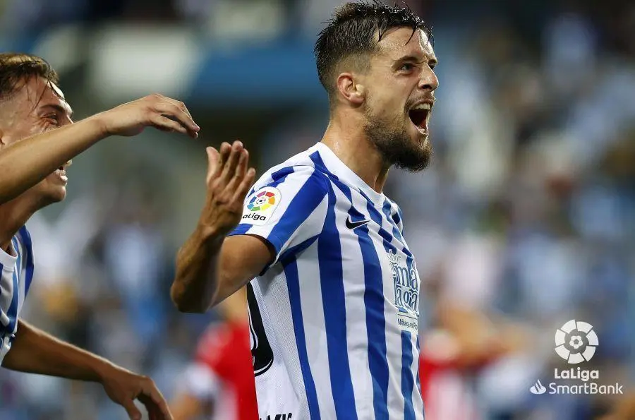 Genaro celebr&oacute; con rabia el &uacute;nico gol del encuentro. - LaLiga