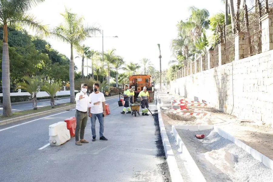 Visita a las obras. - Ayuntamiento