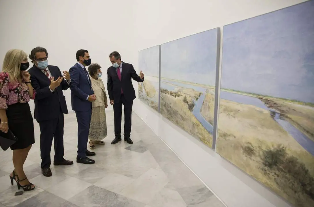 Del Pozo, Moreno y Espadas, junto a Carmen Laff&oacute;n. - Archivo